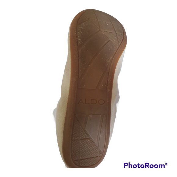 ALDO Blush Pink Bow Tie Flats Shoes - Size 5 / 35 - Picture 5 of 5